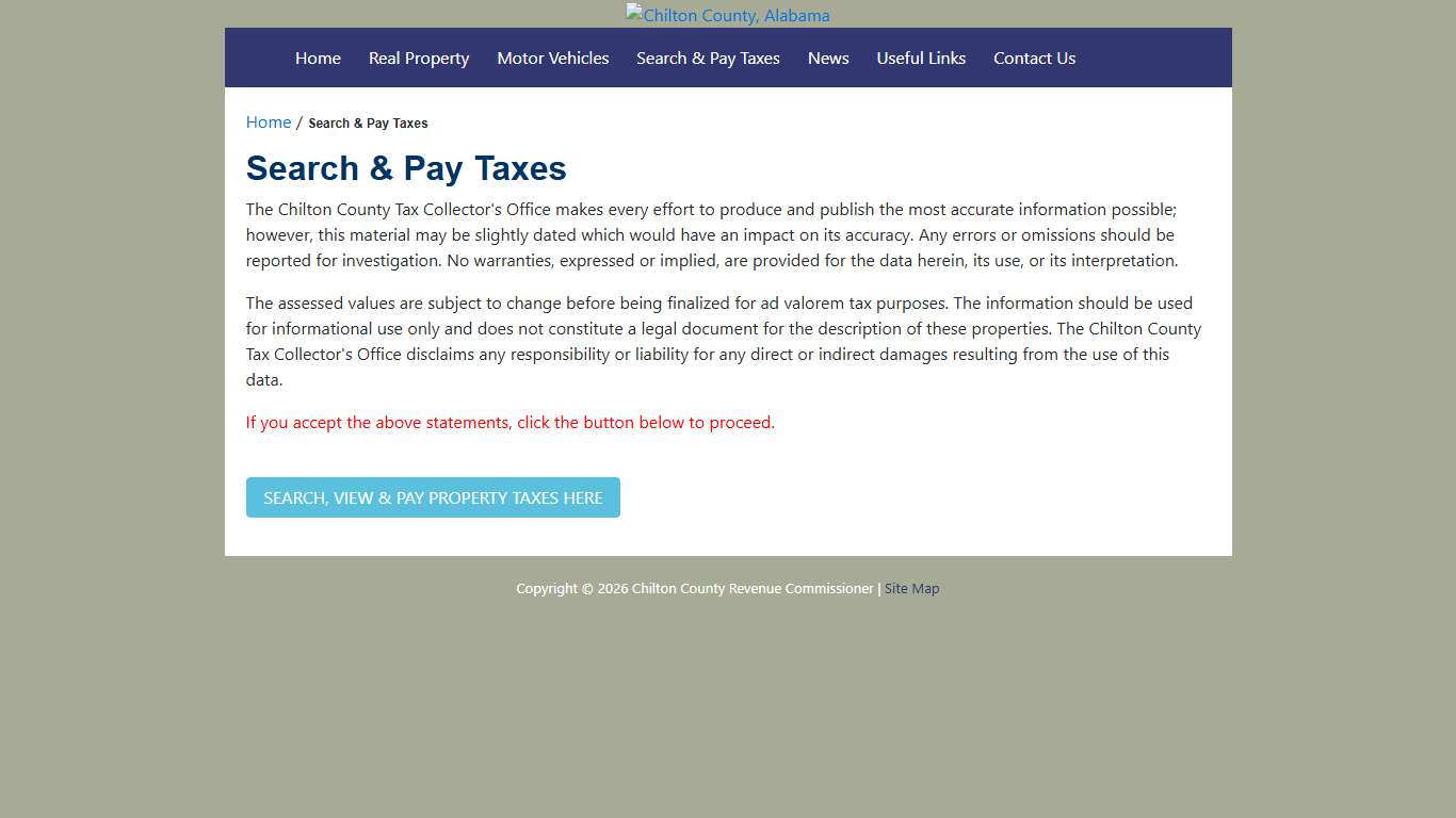 Chilton County Revenue: Search & Pay Taxes